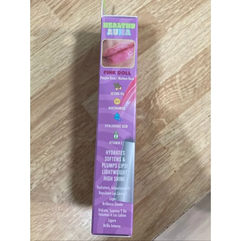 Ioni Tinted Lip Oil Pink Doll New Sealed Hydrating Gloss Vegan